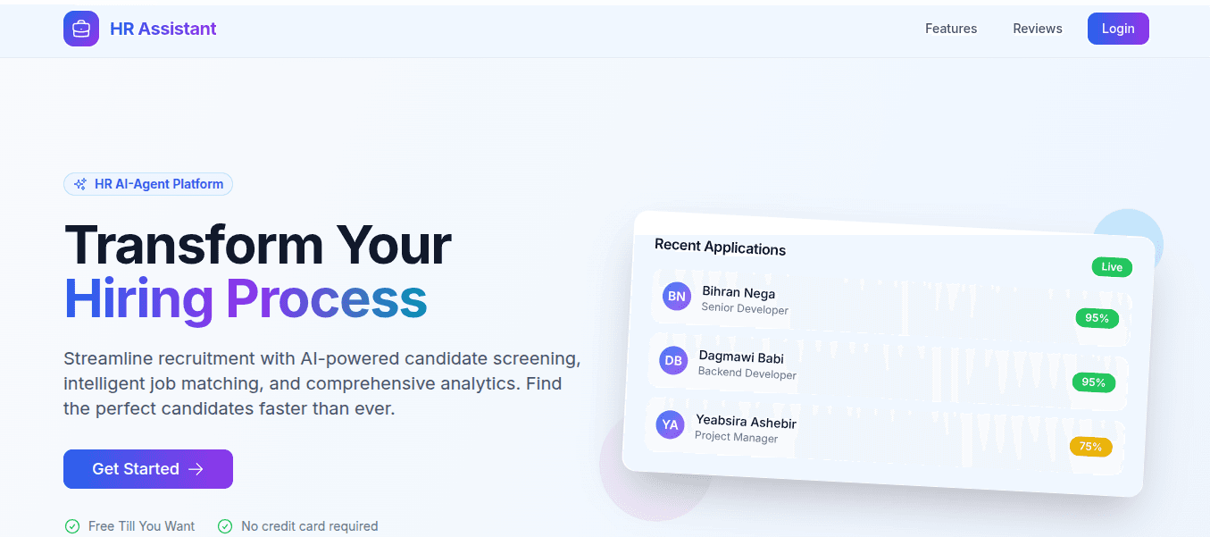 AI Agent - HR Platform